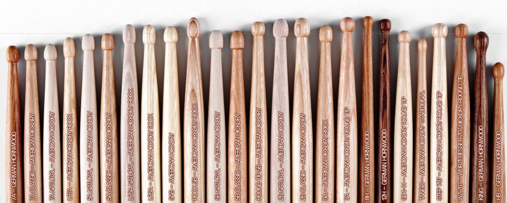 Выбор барабанных палочек 